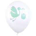 Ballon baby shower vert d eau 