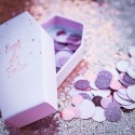 confettis metal rose gold
