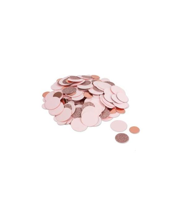 confettis metal rose gold