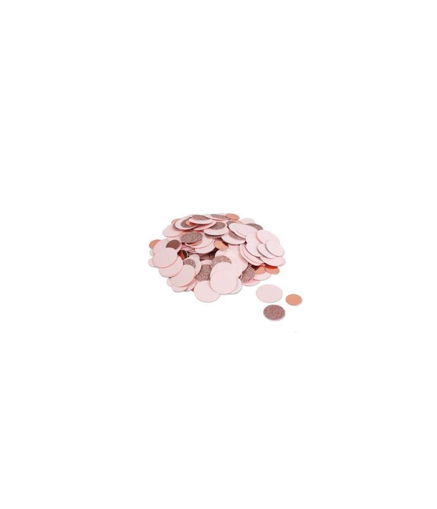 confettis metal rose gold