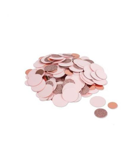 confettis metal rose gold