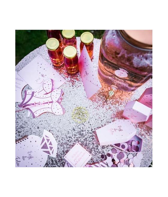 confettis metal rose gold