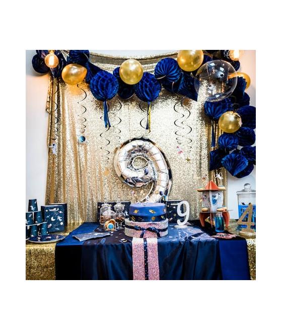 chemin de table iridescent