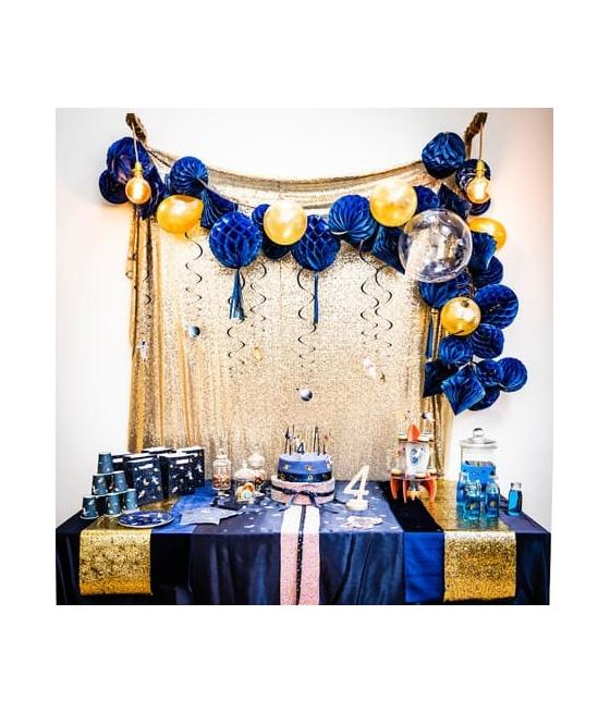 chemin de table iridescent