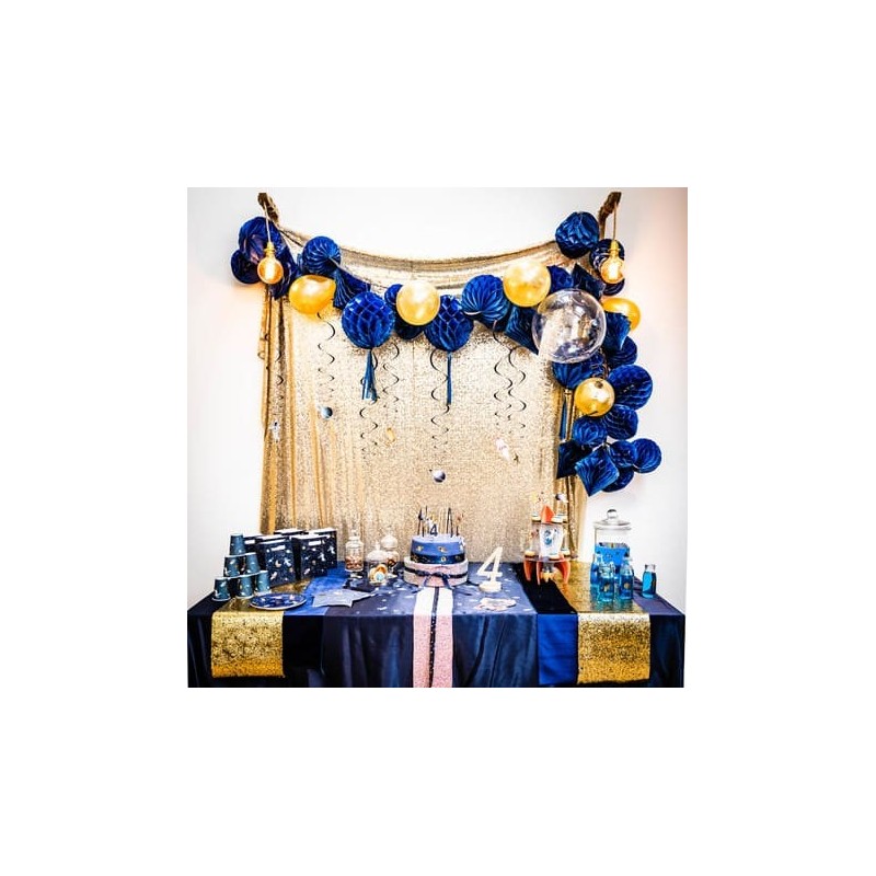 chemin de table iridescent