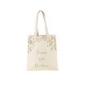 tote bag temoin qui dechire lin paillettes champagne