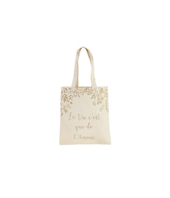 tote bag la vie c'est que de l'amour