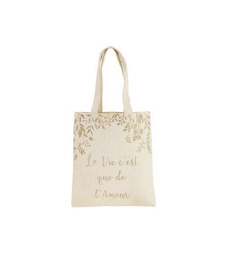 tote bag la vie c'est que de l'amour