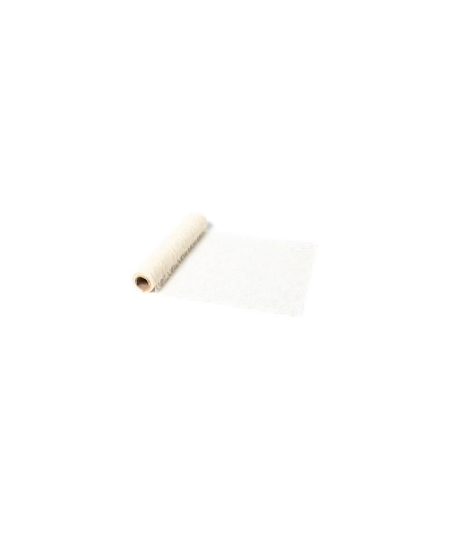 Chemin table jolie dentelle ivoire 28cmx5m