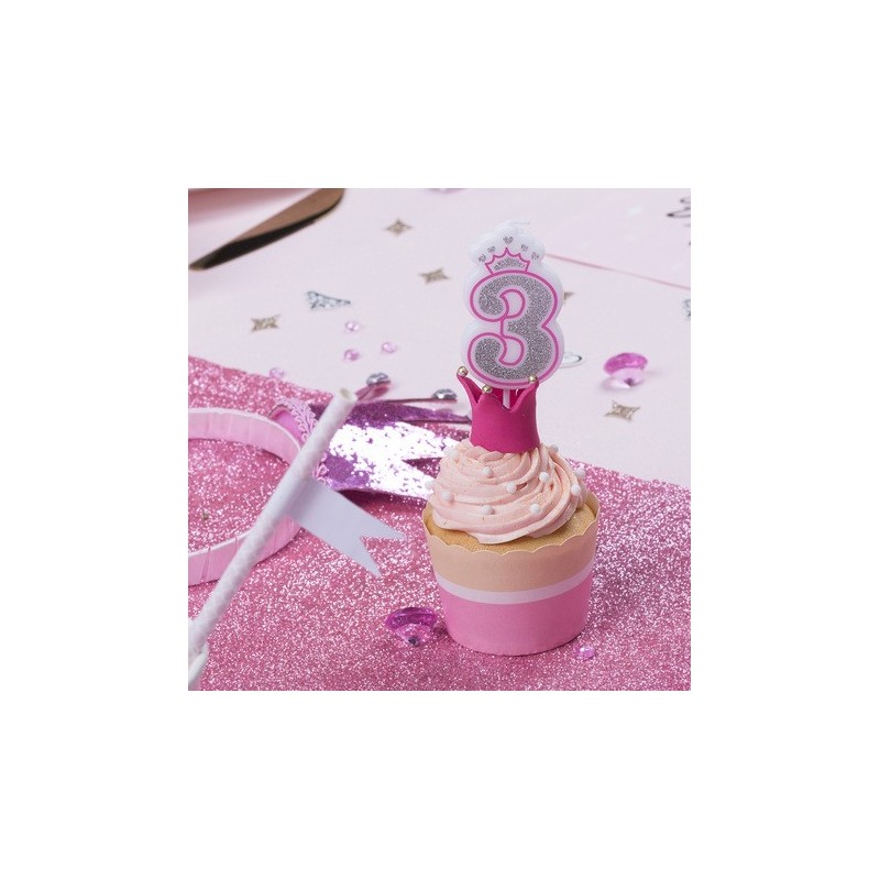 Chemin de table étincelant paillettes roses 30cmx3m
