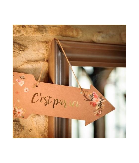 Fleche c'est par ici