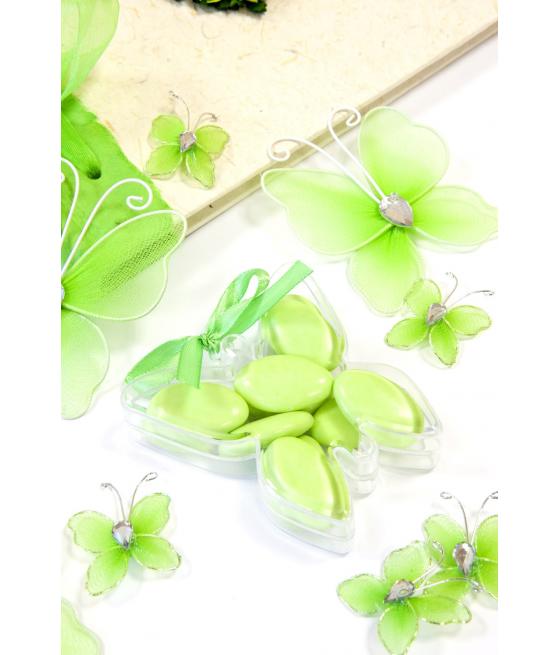 Boite papillon transparent -l'instant dragées