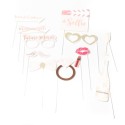 kit photobooth mariage rose gold 12 pieces