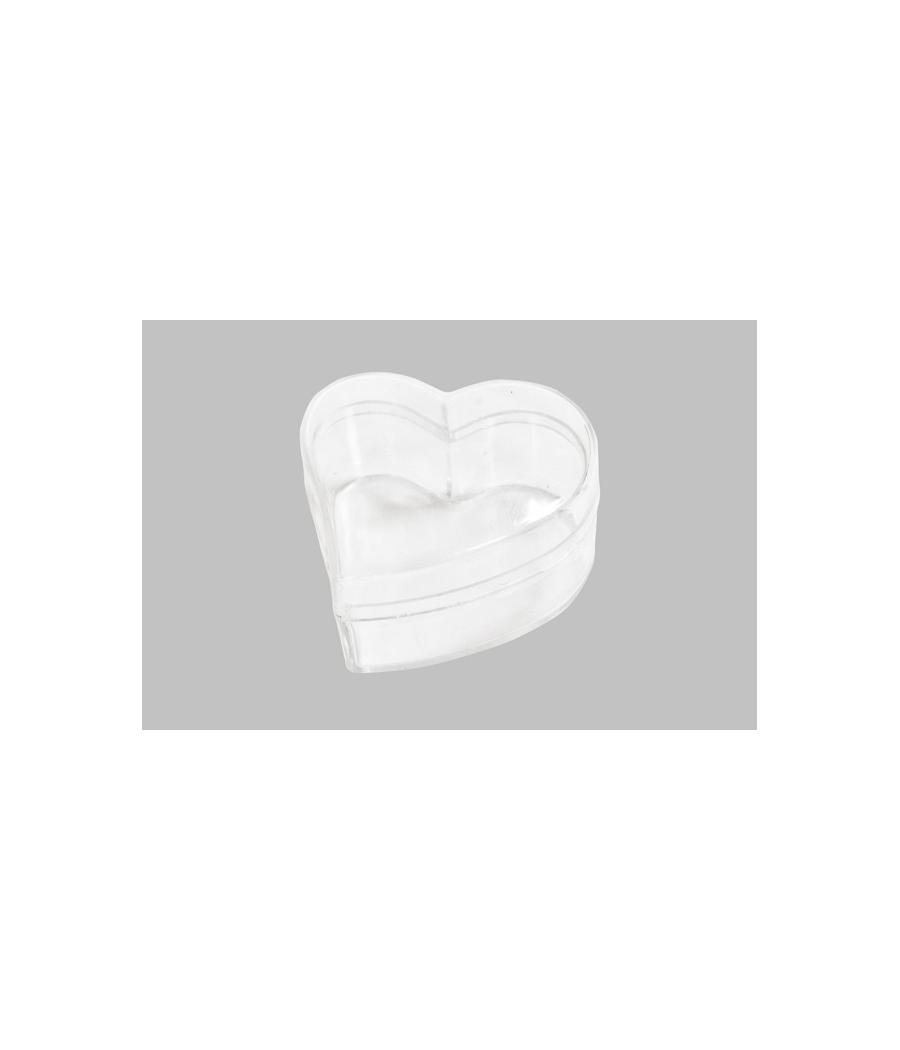 boite coeur transparent l'instant dragées