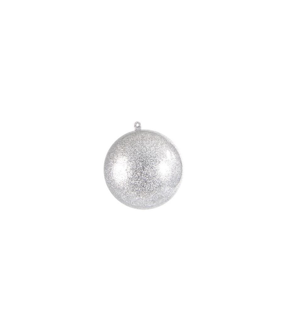 BOULES TRANSPARENTES PAILLETEES 