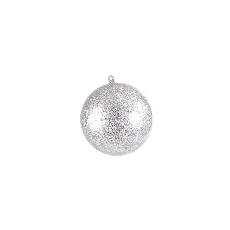  BOULES TRANSPARENTES PAILLETEES 
