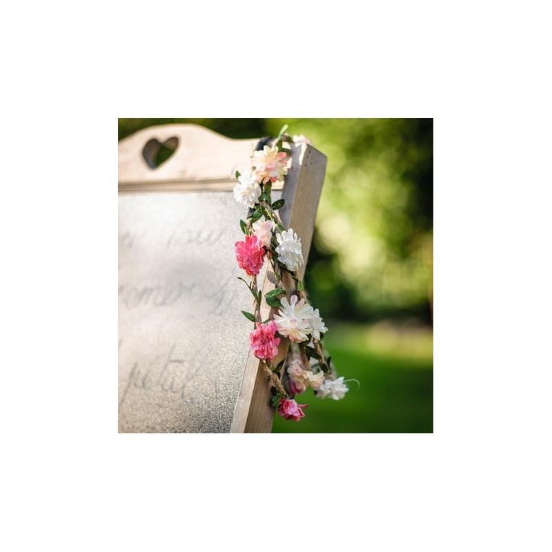 headband fleurs papier nude