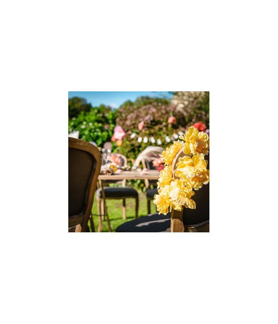 couronne de 6 pivoines