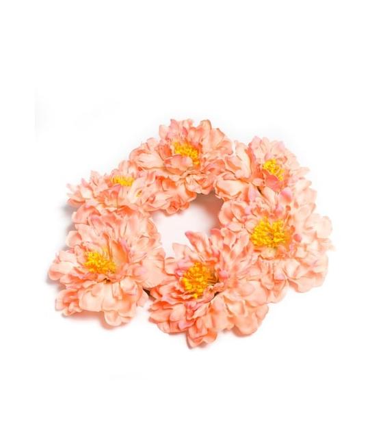 couronne de 6 pivoines