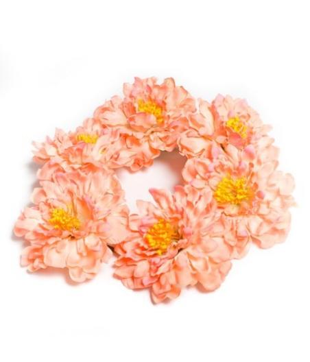 couronne de 6 pivoines