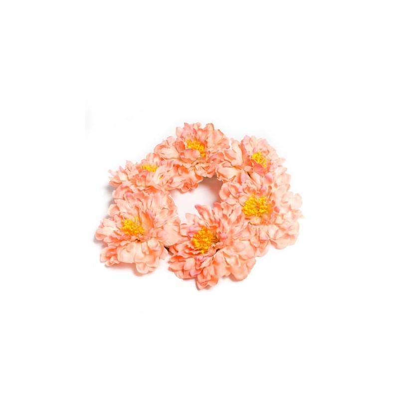 couronne de 6 pivoines