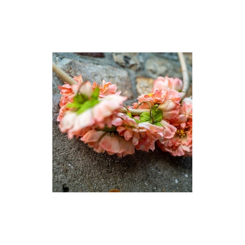 couronne de 6 pivoines