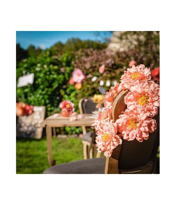 couronne de 6 pivoines