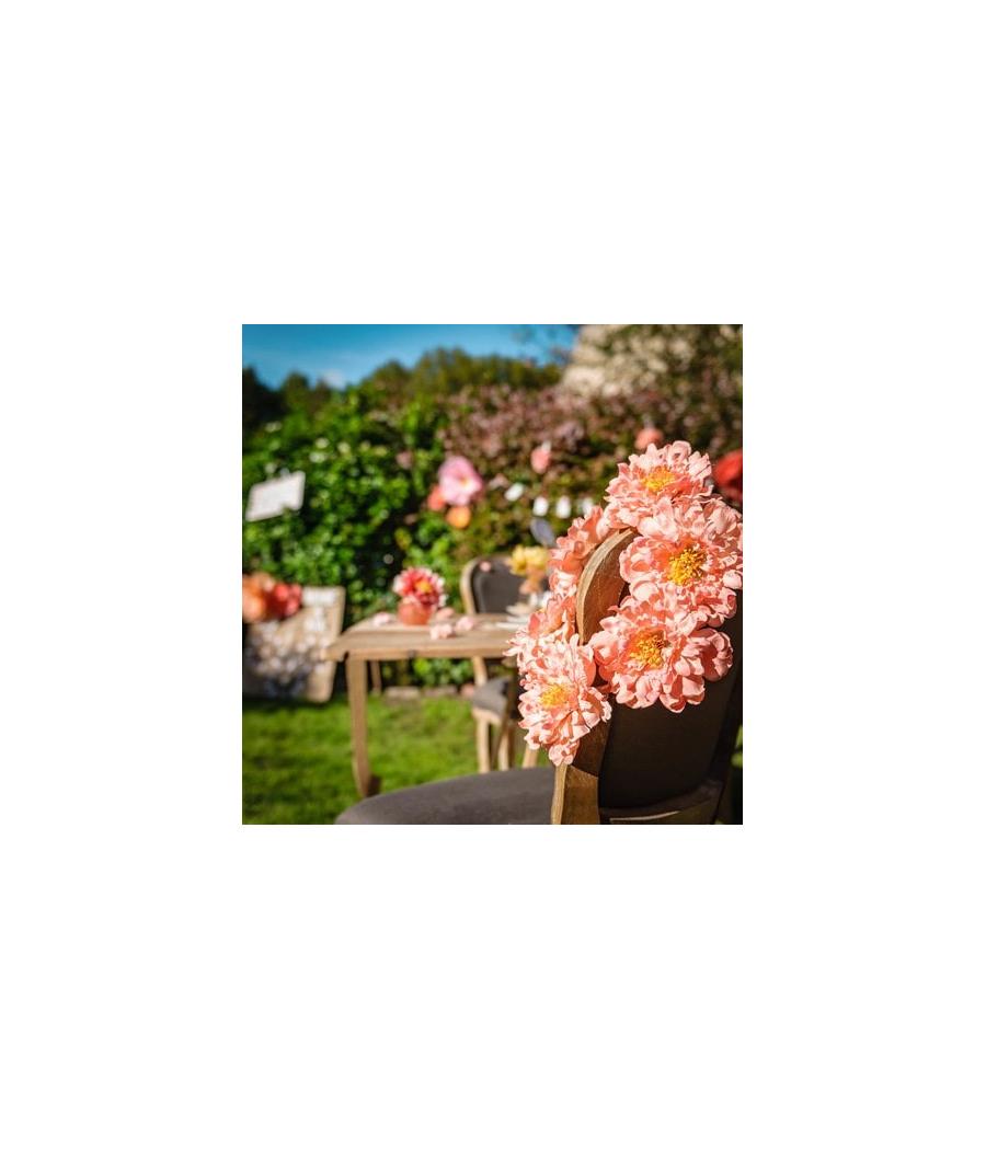 couronne de 6 pivoines