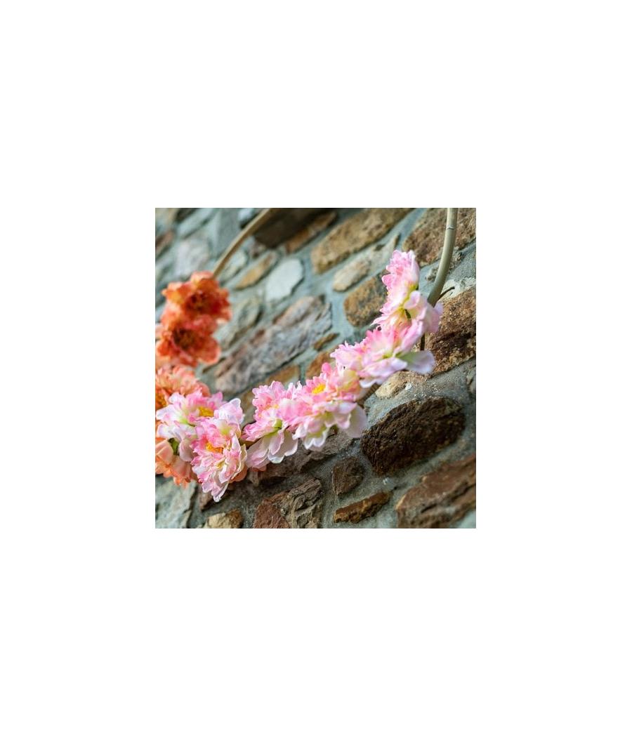 couronne de 6 pivoines