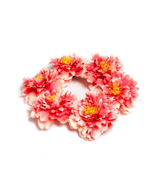 couronne de 6 pivoines