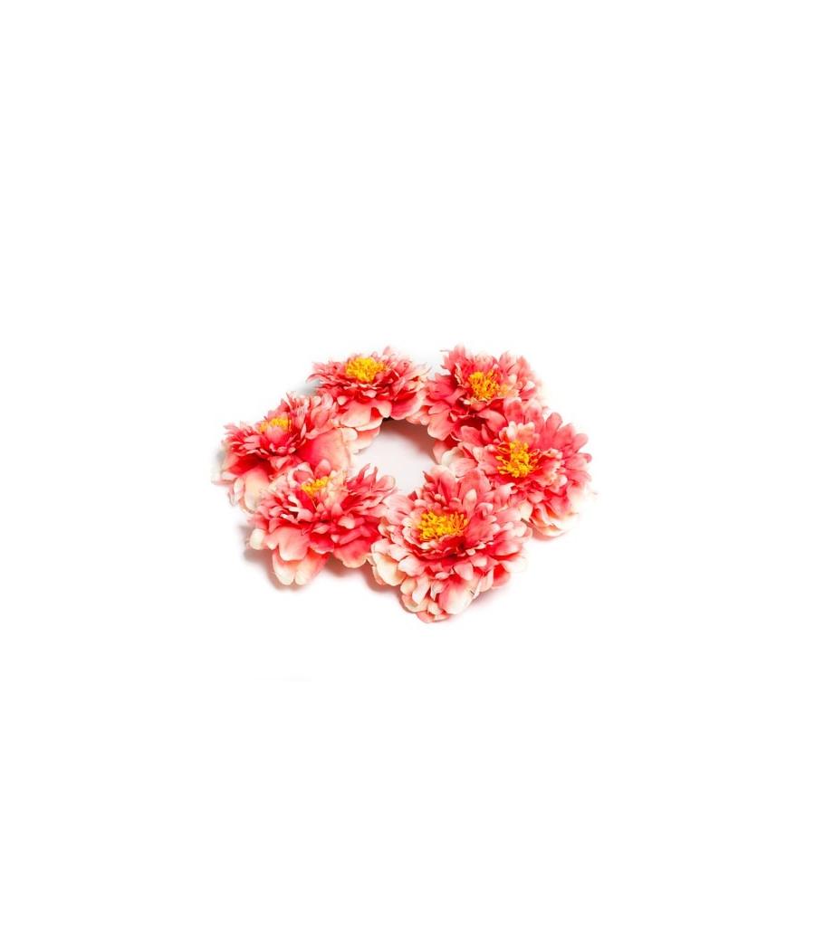 couronne de 6 pivoines