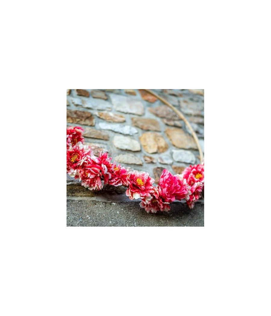couronne de 6 pivoines