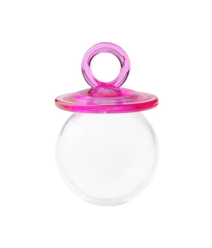 Contenant en forme de tétine (x 4) - fuchsia
