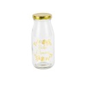 Bouteille candy bar bébé d'amour Floqué Or & bouchon Or