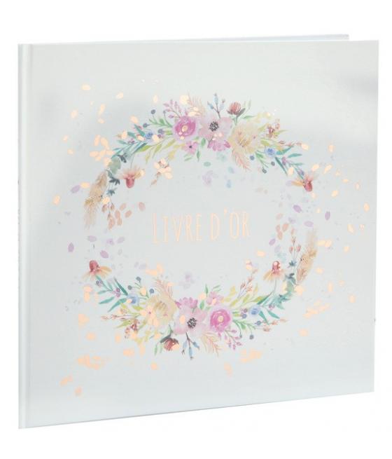 Livre d'or Mariage fleuri