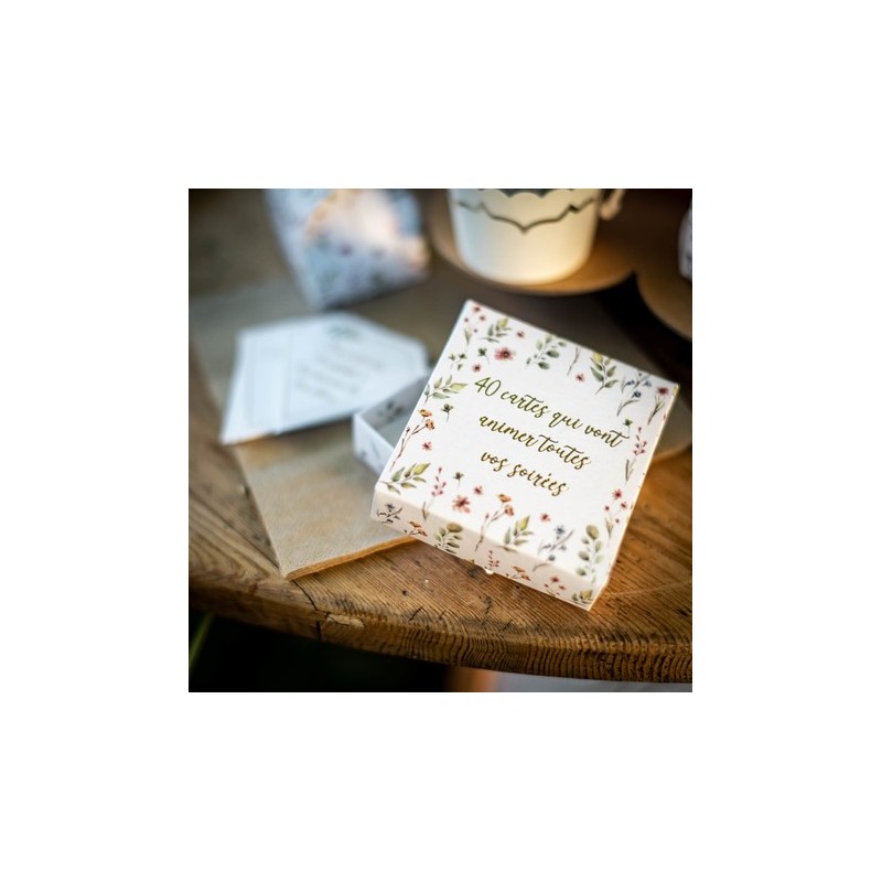 Jeu de 40 cartes questions