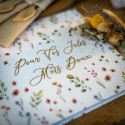Livre d’or mots doux bruch time embossé or