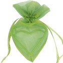 Sachet coeur armuré Vert