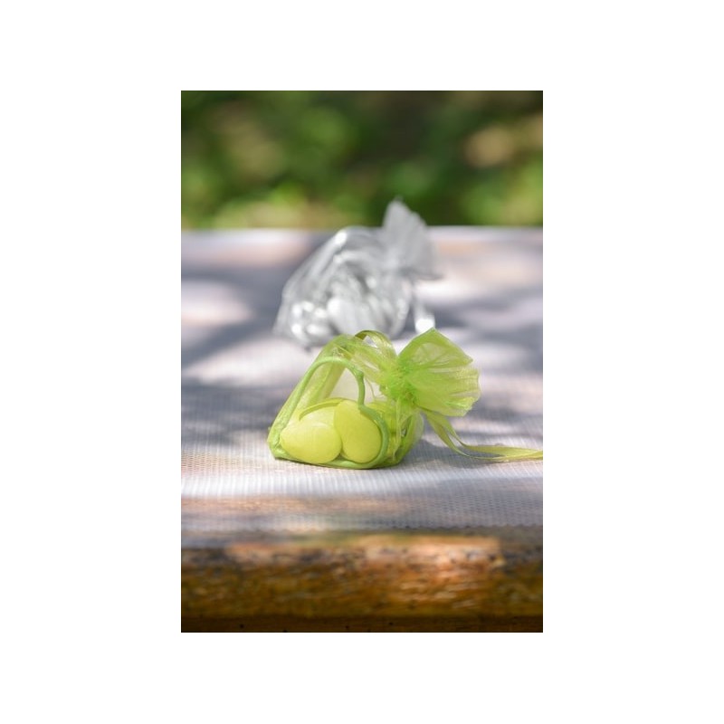 Sachet coeur armuré Vert
