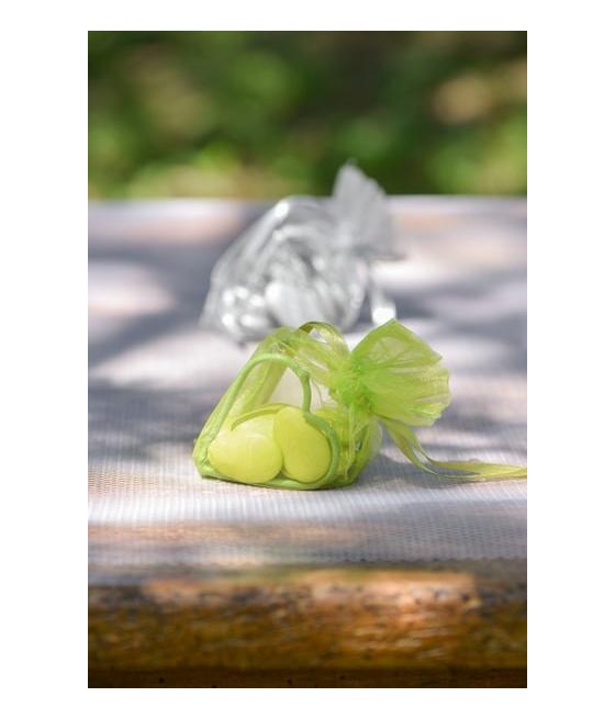 Sachet coeur armuré Ivoire