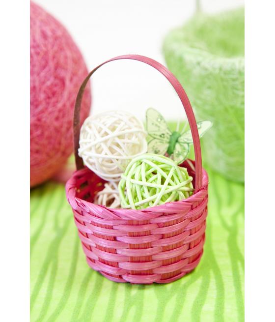 PETIT PANIER OSIER MENTHE