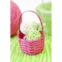 PETIT PANIER OSIER MENTHE