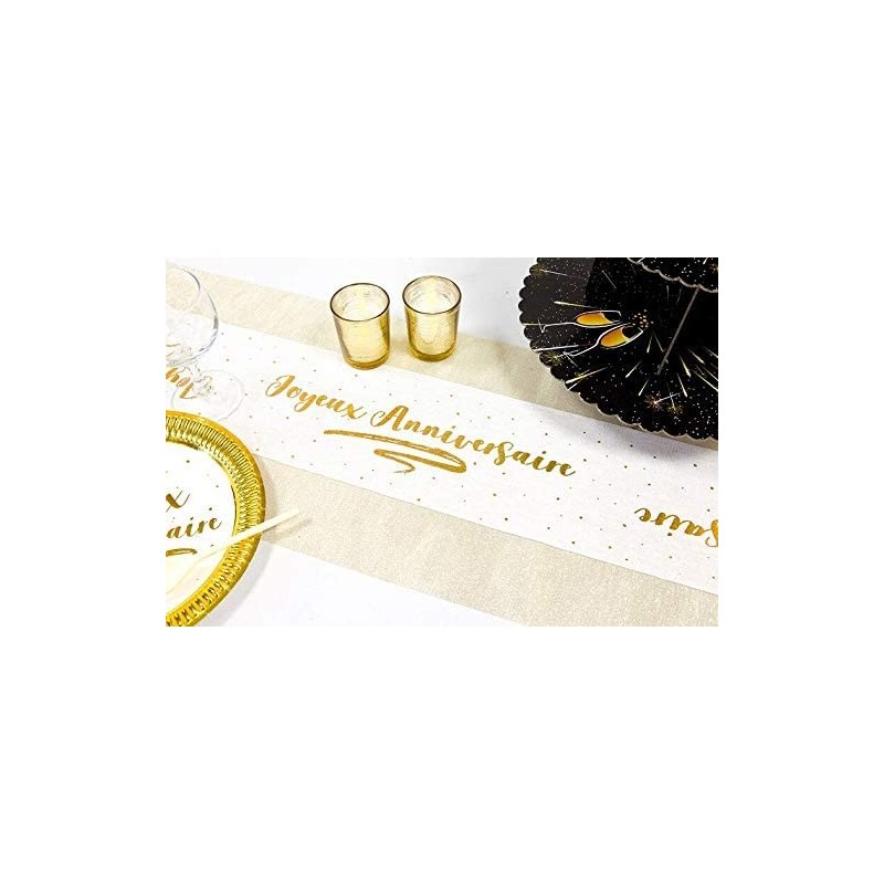 Chemin de Table Joyeux Anniversaire