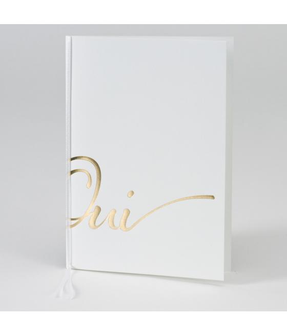 Livret de messe blanc OUI