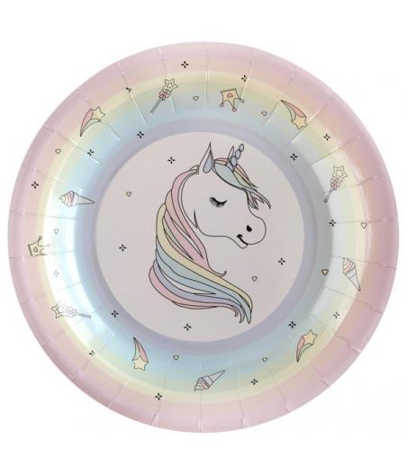 Assiette Licorne