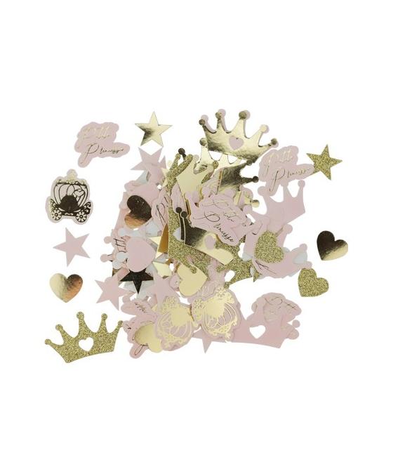 confettis princesse rose