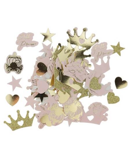 confettis princesse rose