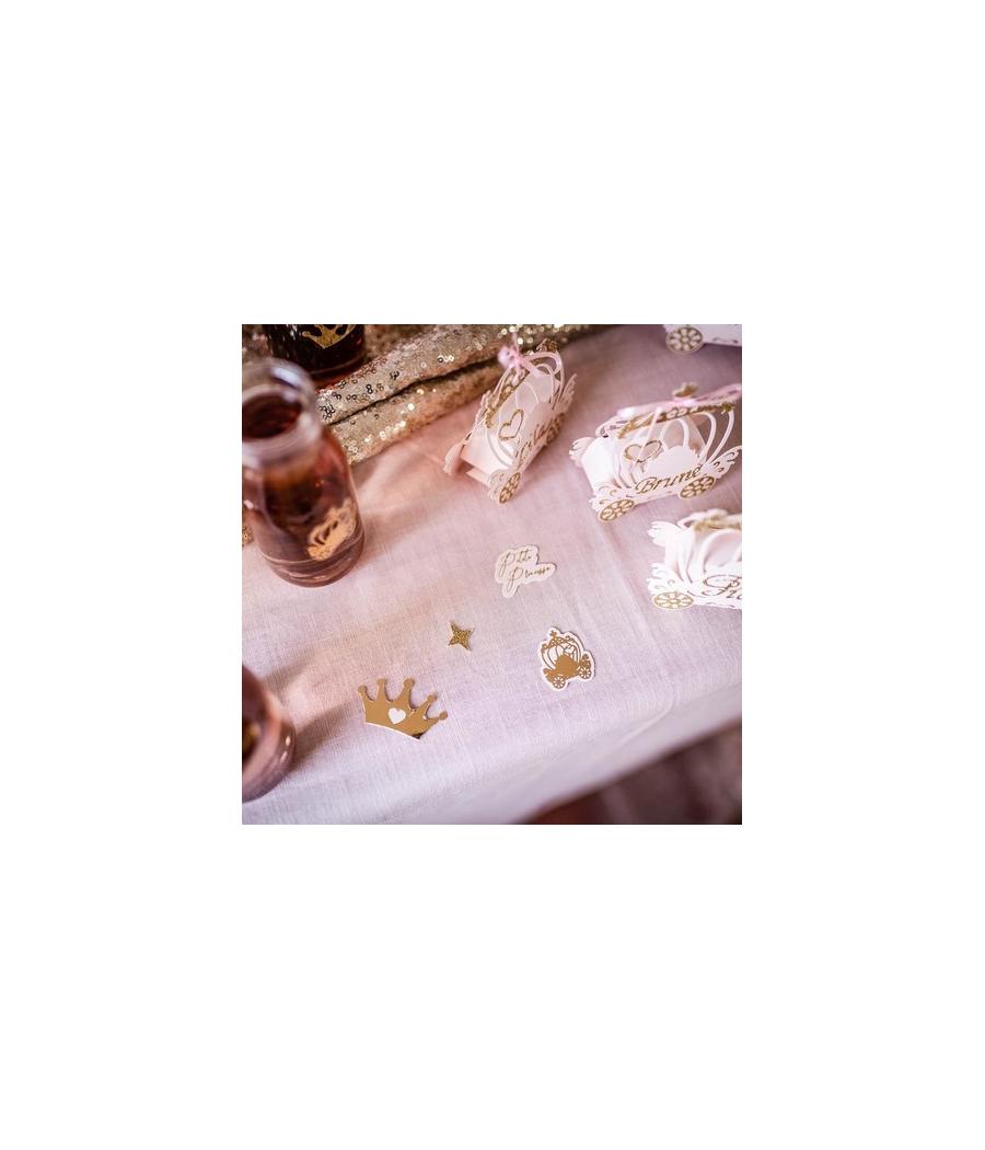 confettis princesse rose