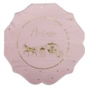 serviettes princesse rose