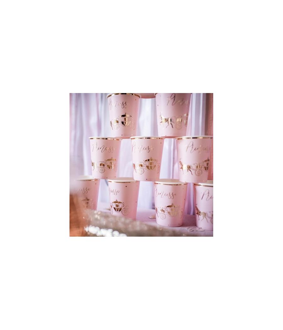 gobelets princesse rose